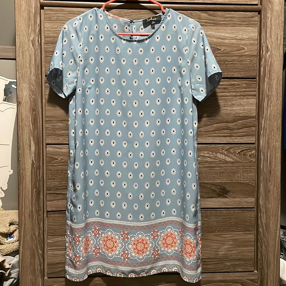 Lulus pocket paisley dress